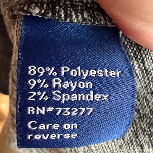 Apt. 9 Gray Plaid Bell Sleeve Top Size Large - Picture 8 of 9